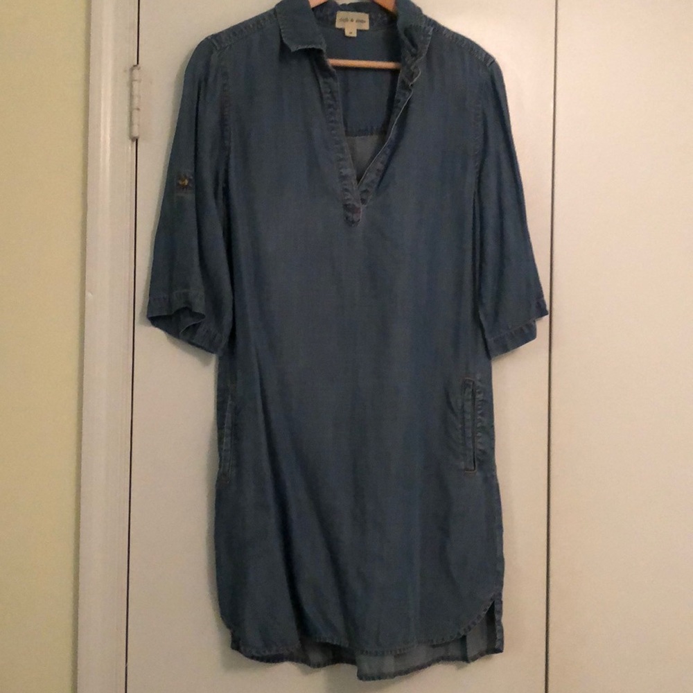 Cloth & Stone chambray dress - size M